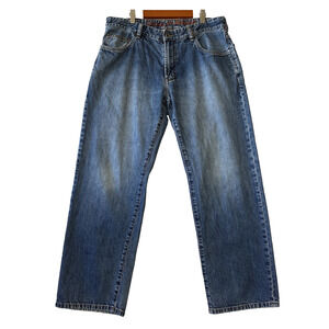 Tommy Bahama Easy Fit Jeans Mens 34x30 (33x28) Blue Denim Casual Classic Loose